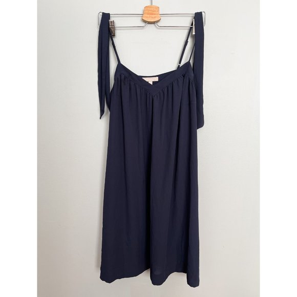 Banana Republic navy chiffon sleeveless cocktail dress - Picture 3 of 8